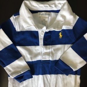 Ralph Lauren Baby Boy 9 month Onesie with Snaps
